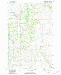 Fish Creek Lake North Dakota Historical topographic map, 1:24000 scale, 7.5 X 7.5 Minute, Year 1980
