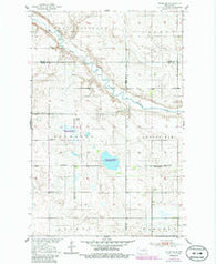 Flora SE North Dakota Historical topographic map, 1:24000 scale, 7.5 X 7.5 Minute, Year 1951