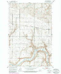 Flora North Dakota Historical topographic map, 1:24000 scale, 7.5 X 7.5 Minute, Year 1951