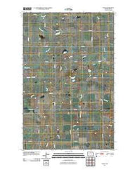 Fonda North Dakota Historical topographic map, 1:24000 scale, 7.5 X 7.5 Minute, Year 2011