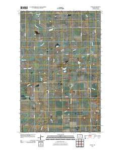 Fonda North Dakota Historical topographic map, 1:24000 scale, 7.5 X 7.5 Minute, Year 2011