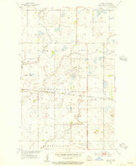 Fonda North Dakota Historical topographic map, 1:24000 scale, 7.5 X 7.5 Minute, Year 1955