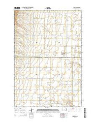 Forbes North Dakota Current topographic map, 1:24000 scale, 7.5 X 7.5 Minute, Year 2014