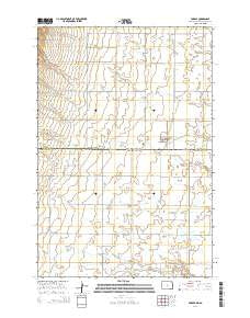 Forbes North Dakota Current topographic map, 1:24000 scale, 7.5 X 7.5 Minute, Year 2014