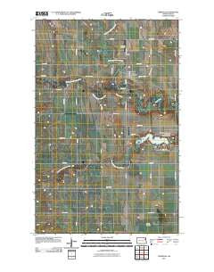 Fordville North Dakota Historical topographic map, 1:24000 scale, 7.5 X 7.5 Minute, Year 2011