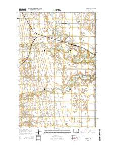 Fordville North Dakota Current topographic map, 1:24000 scale, 7.5 X 7.5 Minute, Year 2014