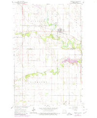 Fordville North Dakota Historical topographic map, 1:24000 scale, 7.5 X 7.5 Minute, Year 1963