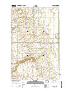 Fordville SE North Dakota Current topographic map, 1:24000 scale, 7.5 X 7.5 Minute, Year 2014