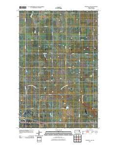 Fordville SW North Dakota Historical topographic map, 1:24000 scale, 7.5 X 7.5 Minute, Year 2011