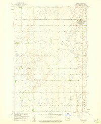 Forman North Dakota Historical topographic map, 1:24000 scale, 7.5 X 7.5 Minute, Year 1958