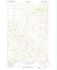 Fort Clark SE North Dakota Historical topographic map, 1:24000 scale, 7.5 X 7.5 Minute, Year 1972