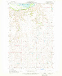Fort Clark North Dakota Historical topographic map, 1:24000 scale, 7.5 X 7.5 Minute, Year 1968