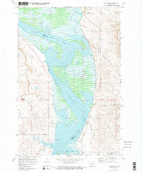 Fort Rice North Dakota Historical topographic map, 1:24000 scale, 7.5 X 7.5 Minute, Year 1971
