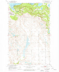 Fort Totten North Dakota Historical topographic map, 1:24000 scale, 7.5 X 7.5 Minute, Year 1951