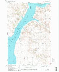 Fort Yates NE North Dakota Historical topographic map, 1:24000 scale, 7.5 X 7.5 Minute, Year 1968