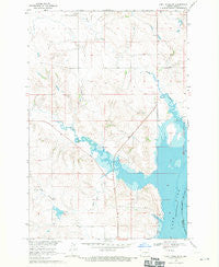 Fort Yates NW North Dakota Historical topographic map, 1:24000 scale, 7.5 X 7.5 Minute, Year 1968