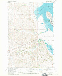 Fort Yates North Dakota Historical topographic map, 1:24000 scale, 7.5 X 7.5 Minute, Year 1968