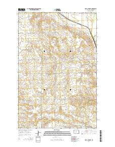 Fort Clark NE North Dakota Current topographic map, 1:24000 scale, 7.5 X 7.5 Minute, Year 2014