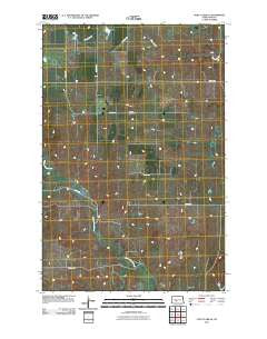 Fort Clark SE North Dakota Historical topographic map, 1:24000 scale, 7.5 X 7.5 Minute, Year 2011