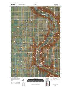 Fort Ransom North Dakota Historical topographic map, 1:24000 scale, 7.5 X 7.5 Minute, Year 2011