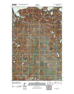 Fort Totten North Dakota Historical topographic map, 1:24000 scale, 7.5 X 7.5 Minute, Year 2011