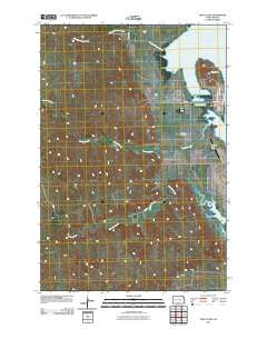 Fort Yates North Dakota Historical topographic map, 1:24000 scale, 7.5 X 7.5 Minute, Year 2011