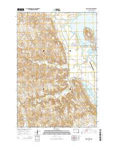 Fort Yates North Dakota Current topographic map, 1:24000 scale, 7.5 X 7.5 Minute, Year 2014