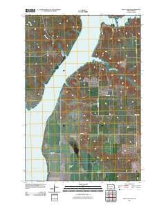 Fort Yates NE North Dakota Historical topographic map, 1:24000 scale, 7.5 X 7.5 Minute, Year 2011