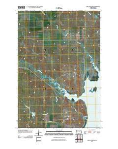 Fort Yates NW North Dakota Historical topographic map, 1:24000 scale, 7.5 X 7.5 Minute, Year 2011