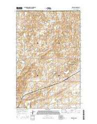 Fortuna North Dakota Current topographic map, 1:24000 scale, 7.5 X 7.5 Minute, Year 2014