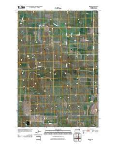 Freda North Dakota Historical topographic map, 1:24000 scale, 7.5 X 7.5 Minute, Year 2011