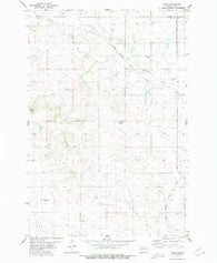 Freda North Dakota Historical topographic map, 1:24000 scale, 7.5 X 7.5 Minute, Year 1980