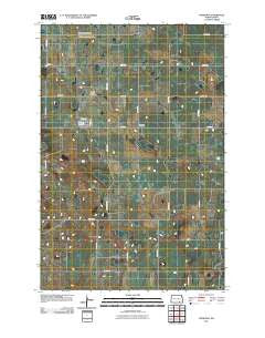 Fredonia North Dakota Historical topographic map, 1:24000 scale, 7.5 X 7.5 Minute, Year 2011
