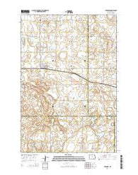 Fredonia North Dakota Current topographic map, 1:24000 scale, 7.5 X 7.5 Minute, Year 2014