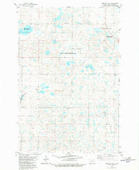 Fredonia NW North Dakota Historical topographic map, 1:24000 scale, 7.5 X 7.5 Minute, Year 1982