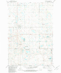 Fredonia North Dakota Historical topographic map, 1:24000 scale, 7.5 X 7.5 Minute, Year 1982
