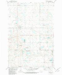 Fredonia North Dakota Historical topographic map, 1:24000 scale, 7.5 X 7.5 Minute, Year 1982