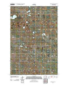 Fredonia NW North Dakota Historical topographic map, 1:24000 scale, 7.5 X 7.5 Minute, Year 2011
