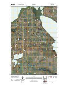Free Peoples Lake North Dakota Historical topographic map, 1:24000 scale, 7.5 X 7.5 Minute, Year 2011