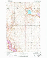 Fried North Dakota Historical topographic map, 1:24000 scale, 7.5 X 7.5 Minute, Year 1950