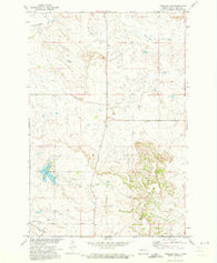 Froelich Dam North Dakota Historical topographic map, 1:24000 scale, 7.5 X 7.5 Minute, Year 1971
