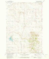 Froelich Dam North Dakota Historical topographic map, 1:24000 scale, 7.5 X 7.5 Minute, Year 1971