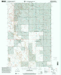 Fryburg North Dakota Historical topographic map, 1:24000 scale, 7.5 X 7.5 Minute, Year 1997
