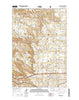 Fryburg NE North Dakota Current topographic map, 1:24000 scale, 7.5 X 7.5 Minute, Year 2014