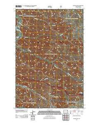 Fryburg NW North Dakota Historical topographic map, 1:24000 scale, 7.5 X 7.5 Minute, Year 2011