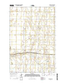 Fullerton North Dakota Current topographic map, 1:24000 scale, 7.5 X 7.5 Minute, Year 2014