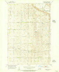 Fullerton NE North Dakota Historical topographic map, 1:24000 scale, 7.5 X 7.5 Minute, Year 1955