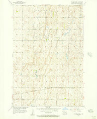 Fullerton SE North Dakota Historical topographic map, 1:24000 scale, 7.5 X 7.5 Minute, Year 1955