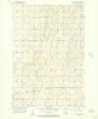 Fullerton SE North Dakota Historical topographic map, 1:24000 scale, 7.5 X 7.5 Minute, Year 1955