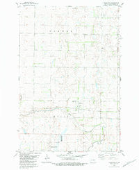 Fullerton North Dakota Historical topographic map, 1:24000 scale, 7.5 X 7.5 Minute, Year 1982